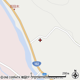 青森県十和田市法量大筋前周辺の地図