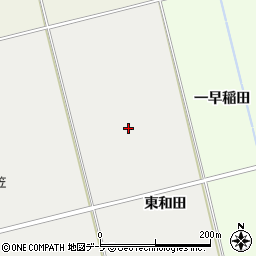 青森県平川市館田東和田周辺の地図