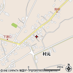 青森県弘前市下湯口村元61周辺の地図