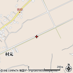 青森県弘前市下湯口村元74-1周辺の地図