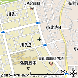 岩田神社寺用品店周辺の地図
