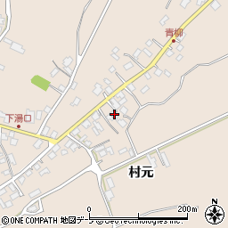 青森県弘前市下湯口村元62周辺の地図