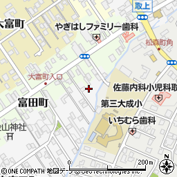青森県弘前市南富田町27-25周辺の地図