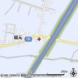 青森県平川市尾崎稲元59-2周辺の地図