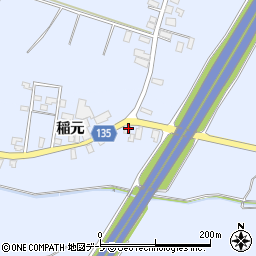 青森県平川市尾崎稲元59-3周辺の地図
