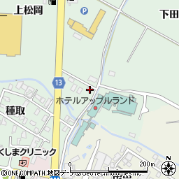 青森県平川市小和森上松岡178周辺の地図