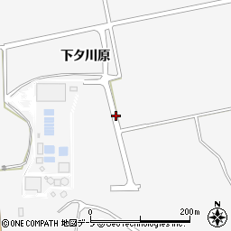 青森県十和田市相坂下タ川原周辺の地図