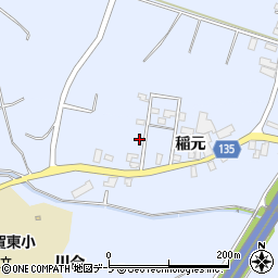 青森県平川市尾崎稲元38-5周辺の地図