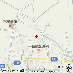 青森県平川市町居山元周辺の地図
