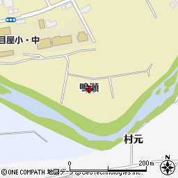 青森県弘前市桜庭（鳴瀬）周辺の地図