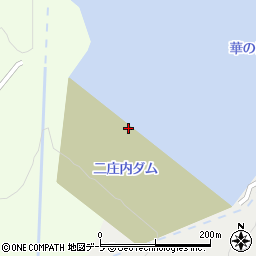 青森県黒石市二庄内飛礫倉周辺の地図