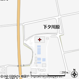 十和田市役所　下水処理場周辺の地図