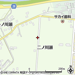 青森県弘前市黒滝二ノ川瀬周辺の地図