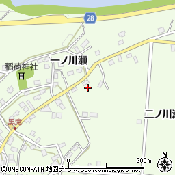 青森県弘前市黒滝一ノ川瀬64周辺の地図