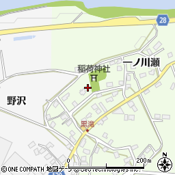 青森県弘前市黒滝一ノ川瀬40周辺の地図