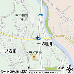 青森県弘前市湯口一ノ細川39周辺の地図