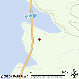 青森県黒石市二庄内水澤8周辺の地図