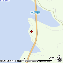 青森県黒石市二庄内門戸澤2周辺の地図