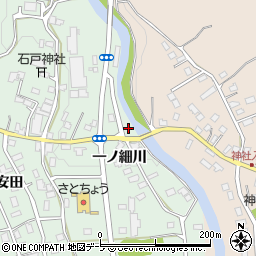 青森県弘前市湯口一ノ細川105周辺の地図