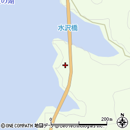 青森県黒石市二庄内門戸澤周辺の地図