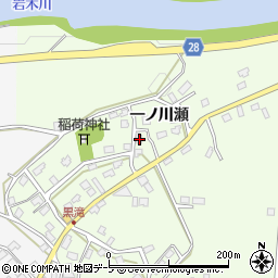 青森県弘前市黒滝一ノ川瀬53周辺の地図