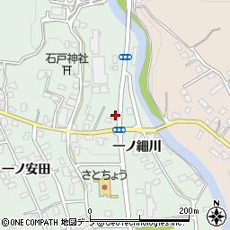 青森県弘前市湯口一ノ細川22周辺の地図