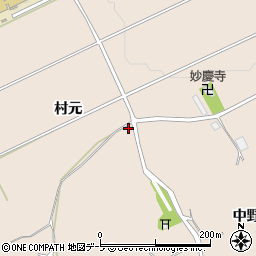 青森県弘前市悪戸村元54周辺の地図
