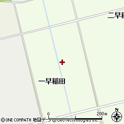青森県平川市大光寺一早稲田周辺の地図