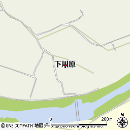 青森県弘前市国吉下川原周辺の地図
