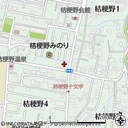 ファミリーマート弘前桔梗野三丁目店周辺の地図