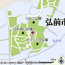 弘前市りんご公園 りんごの家周辺の地図