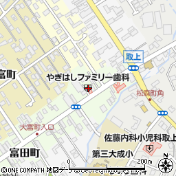 青森県弘前市富田町34周辺の地図
