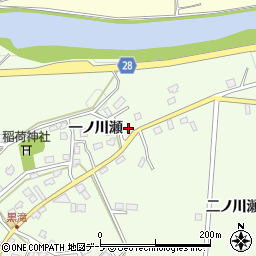 青森県弘前市黒滝一ノ川瀬21周辺の地図