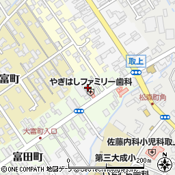 青森県弘前市富田町34-1周辺の地図