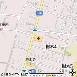 キャンドゥ弘前樹木店周辺の地図