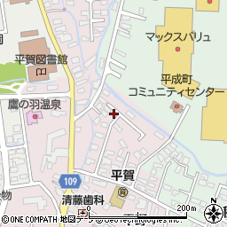 青森県平川市本町平野67周辺の地図