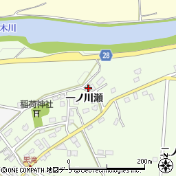 青森県弘前市黒滝一ノ川瀬19周辺の地図