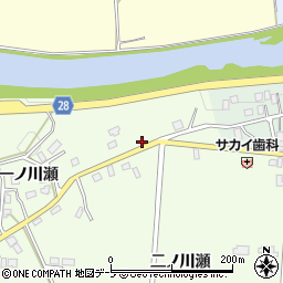 青森県弘前市黒滝一ノ川瀬4周辺の地図