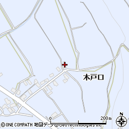 青森県平川市尾崎木戸口40周辺の地図