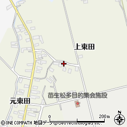 青森県平川市苗生松上東田78周辺の地図