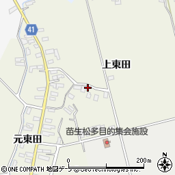 青森県平川市苗生松上東田78周辺の地図