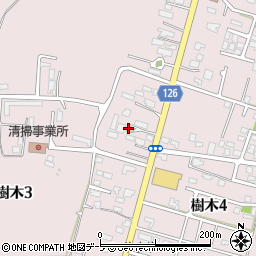 青森県弘前市樹木2丁目20周辺の地図