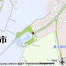 寺沢川ふれあい公園周辺の地図