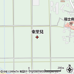青森県弘前市新里東里見周辺の地図