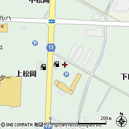 青森県平川市小和森上松岡212周辺の地図