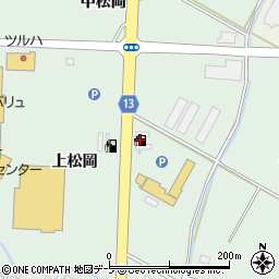 青森県平川市小和森上松岡213周辺の地図