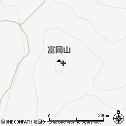 富岡山周辺の地図