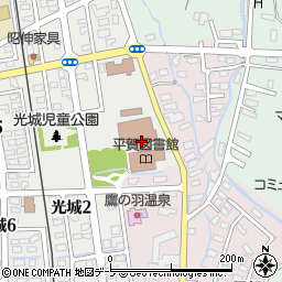 平川市文化センター文化ホール周辺の地図