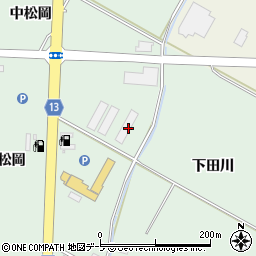 青森県平川市小和森中松岡101周辺の地図