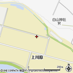 青森県十和田市切田上川原周辺の地図